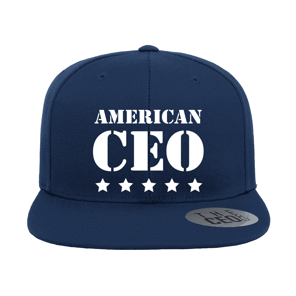 Five Star American CEO Embroidered Flat bill Hat
