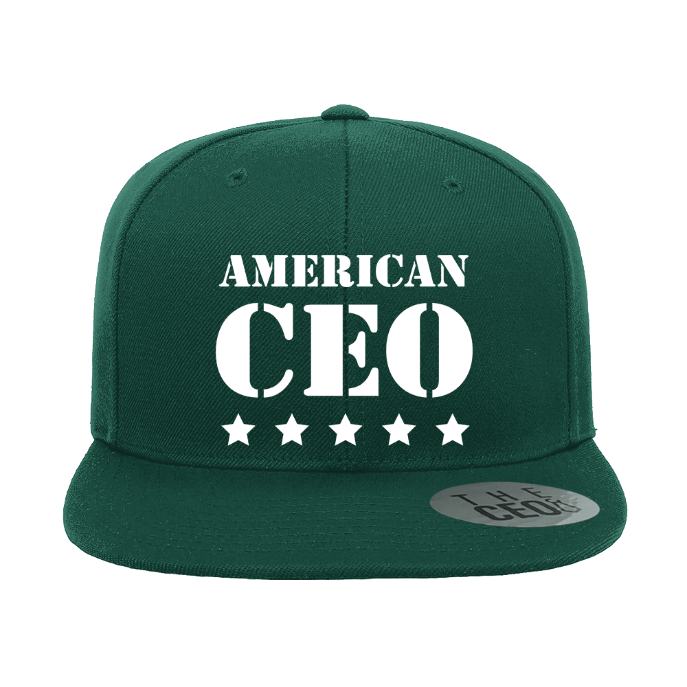 Five Star American CEO Embroidered Flat bill Hat