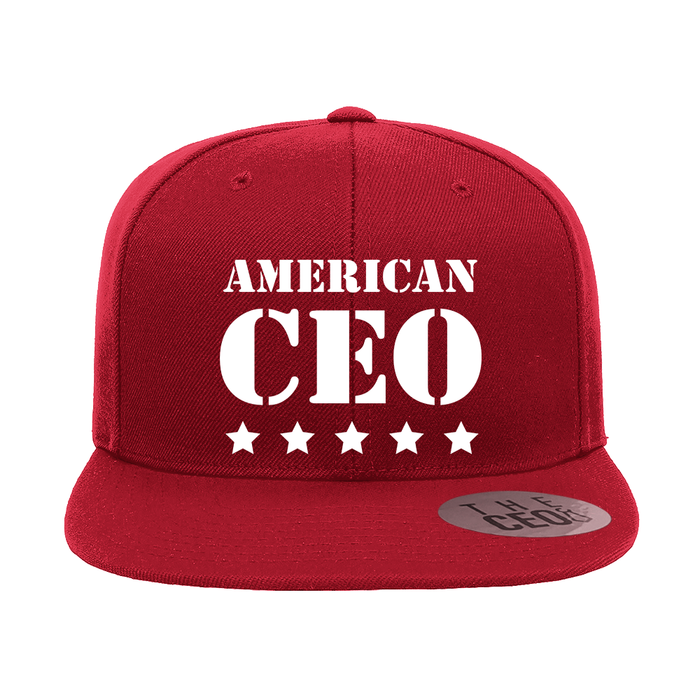 Five Star American CEO Embroidered Flat bill Hat
