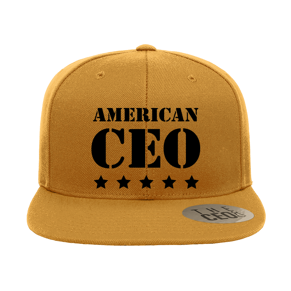 Five Star American CEO Embroidered Flat bill Hat